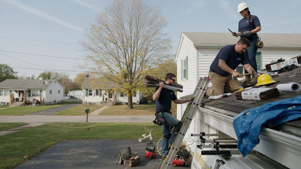 Local Roofing Contractors in Sparland, IL near me